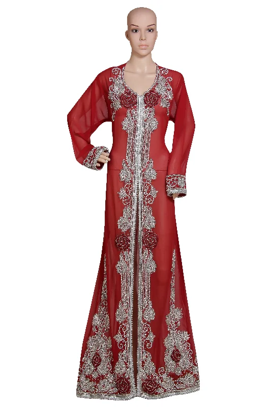Embroidered Jacket With Crystal Beads Belted Jacket Elasticated Jacket Padded Jacket Embroidered Jacket With Crystal Beads Belted Jacket Elasticated Jacket Padded Jacket