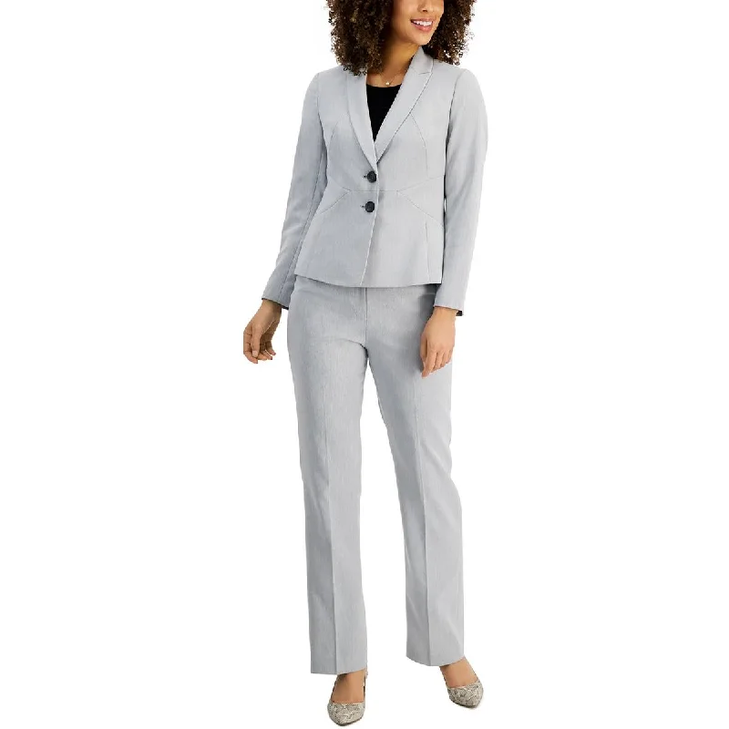 Le Suit Womens Petites Business Career Two-Button Blazer Women's Trendy Jacket