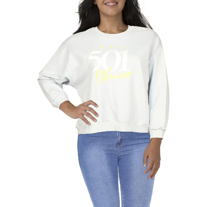 Levi's Womens Plus Gym Cozy Sweatshirt Hoodie with Mesh Breathable Sporty