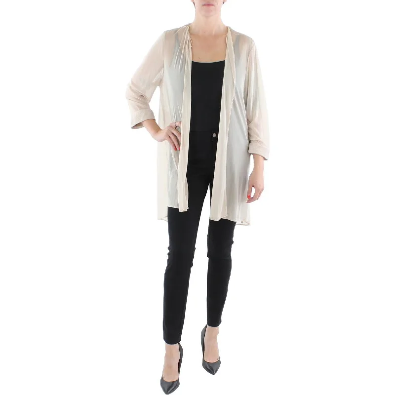 R&M Richards Womens Mesh Sheer Duster Blazer Women's Radiation Jacket