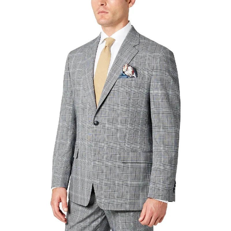Sean John Mens Classic Fit Business Two-Button Blazer Women's Custom Jacket
