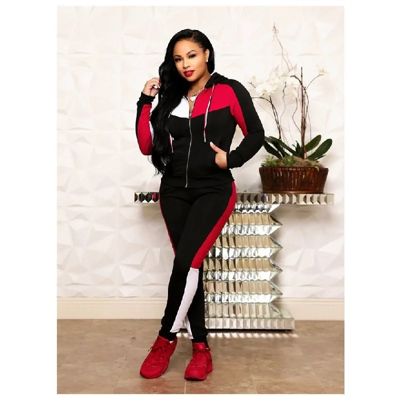 Women 2 Piece Zip Up Hoodie Hoodie with Hem Lace Feminine Delicate