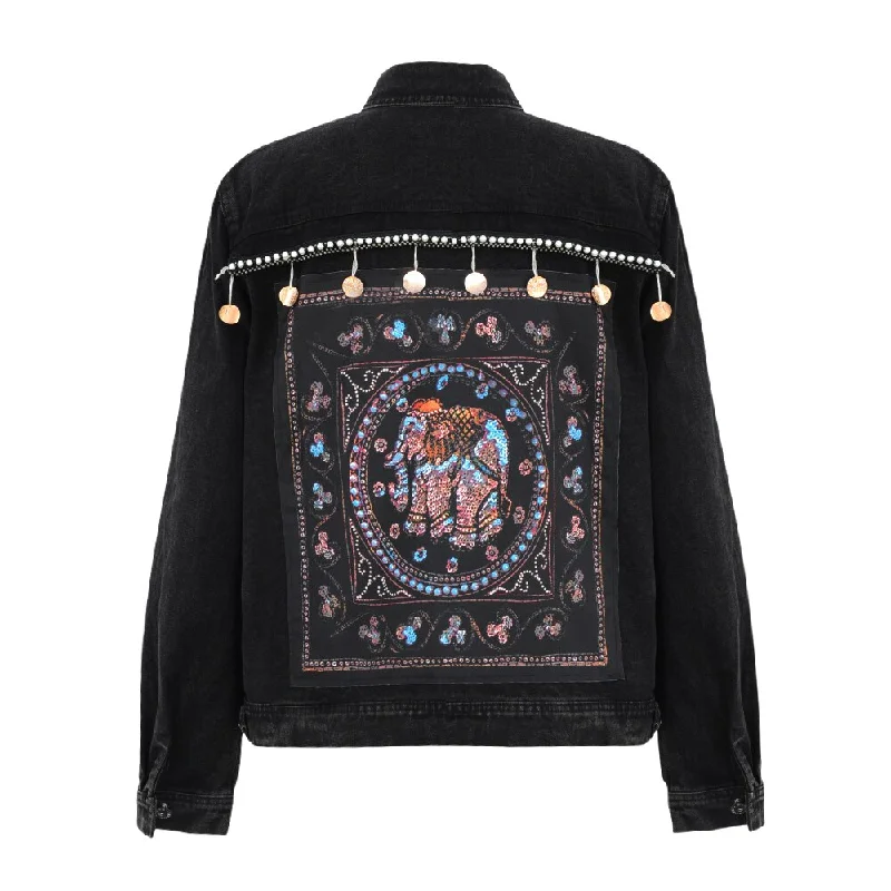 Women Vintage Short Jackets Corduroy Jacket Velvet Jacket Brocade Jacket