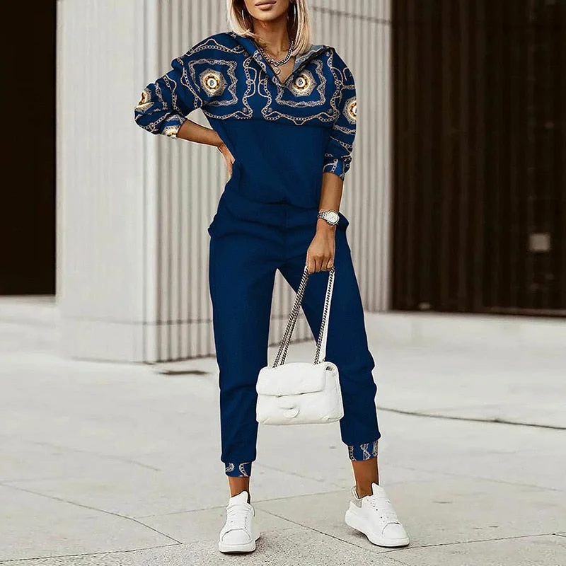 Blue Chain(Hooded)