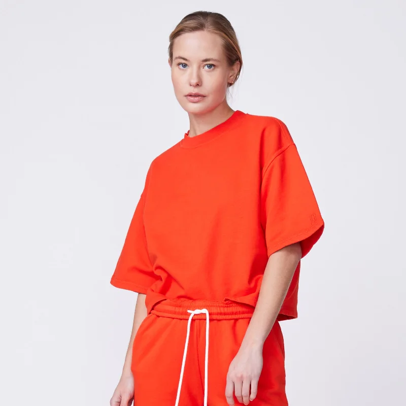 90's Classic Sweatshirt Tee Hoodie with Drop Shoulder Relaxed Streetwear