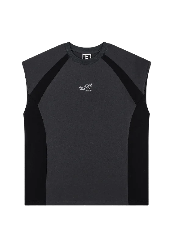 Deconstructed Panel Sports Tank Top lounge tank top