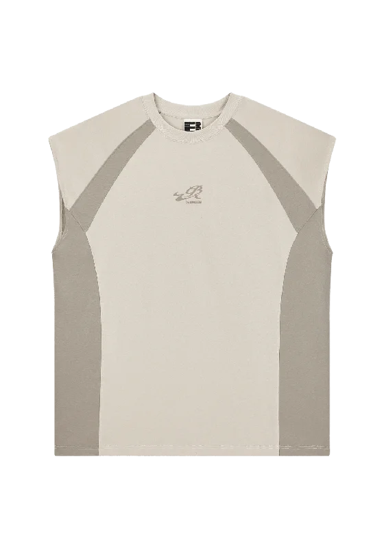 Deconstructed Panel Sports Tank Top activewear tank top