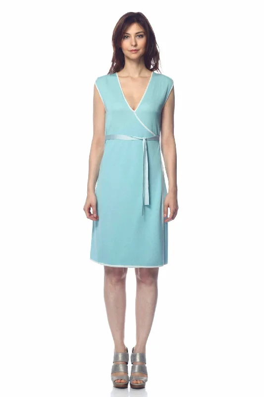 Florentina 100% Silk Reversible 4-Way Dress/Cardigan Mesh Blend Leather Blend Suede Blend