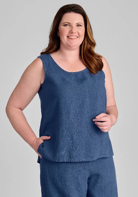 Fundamental Tank - Linen Tank Top soft pink tank