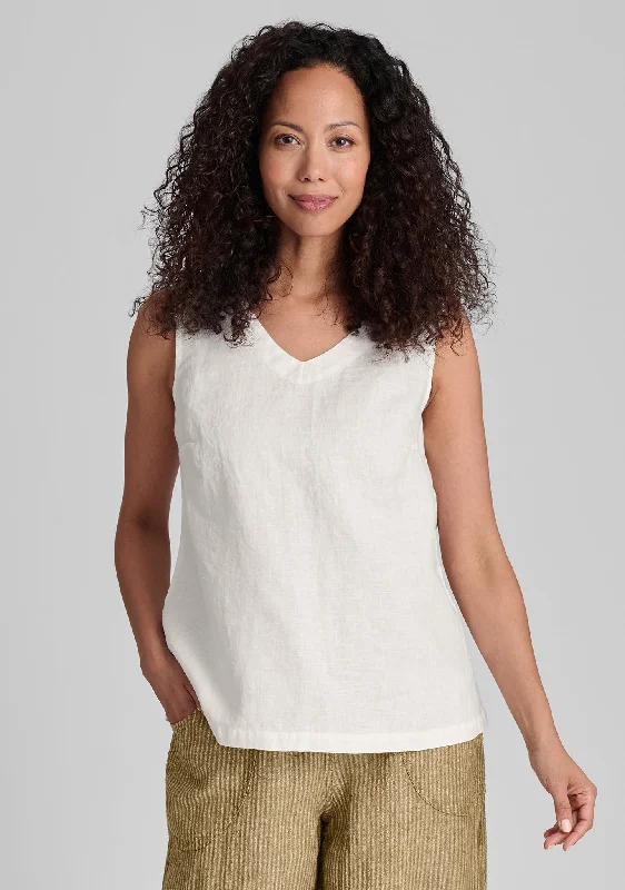 Gem Tank - Linen Tank Top fashionable tank top