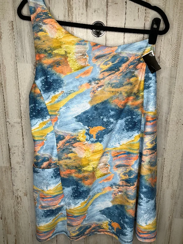 Multi-colored Athletic Dress Dsg Outerwear, Size Xl Vegan Leather Trench