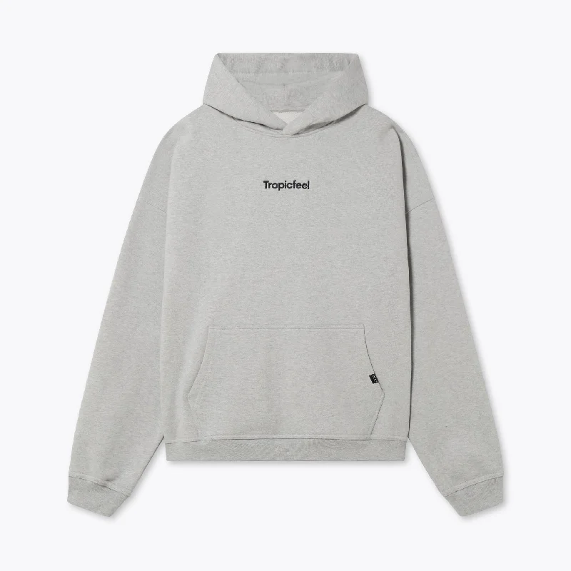 OOO™ Core Hoodie Light Grey Hoodie with Pastel Soft Subtle