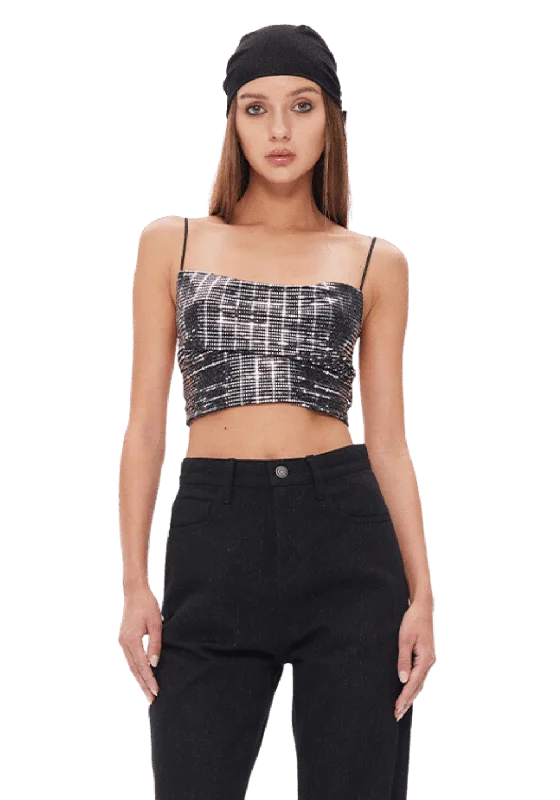Slive Sequin Tank Top stretchy tank top