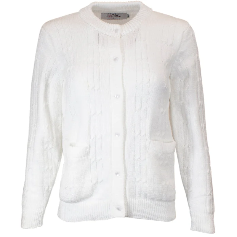 Women's Cardigan Sweater with Pockets AJ-A8 Bright Pastel Dark