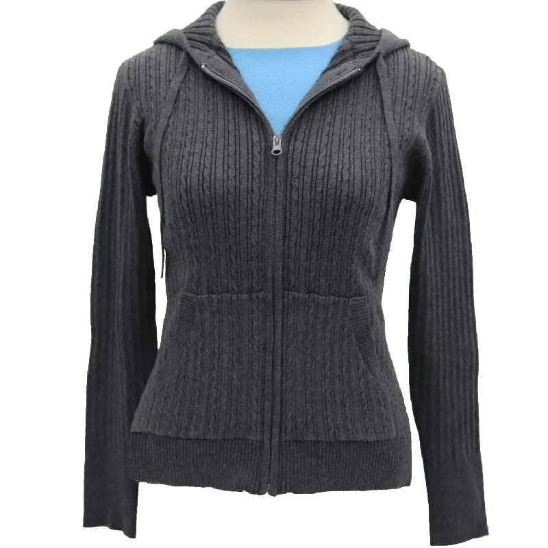 Women's Zippered Hoodie 9870 Hoodie with Drawcord Adjustable Secure
