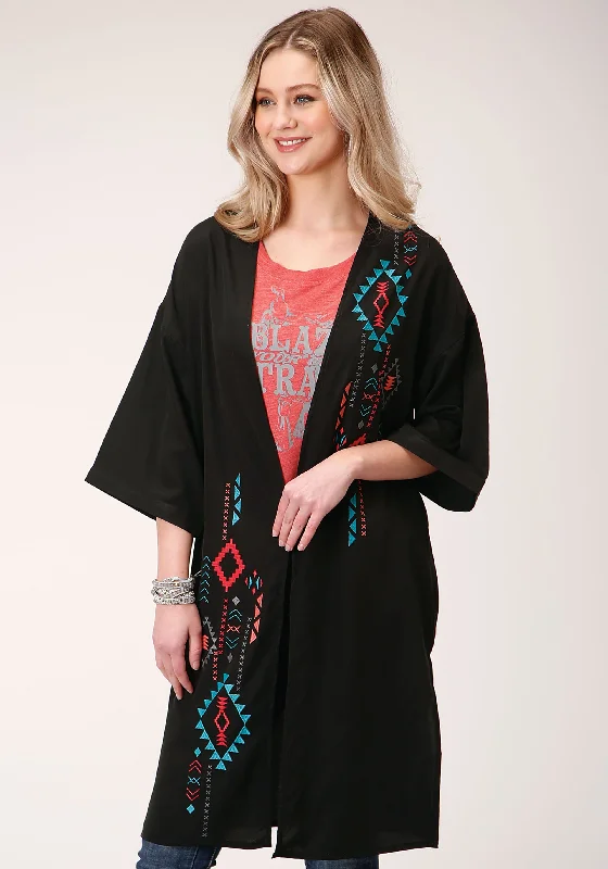 WOMENS  POLY SHORT SLEEVE  CARDIGAN Anti-Pilling Anti-Shrink Durable