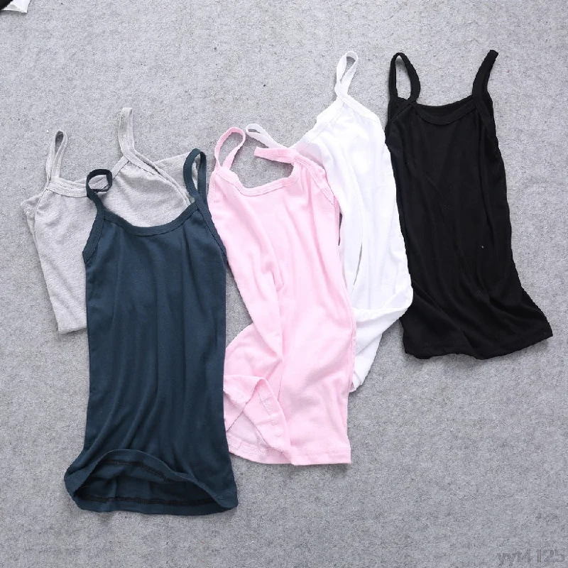 Summer Stretchable Backless Slim Sling Tank Tops trendy tank top