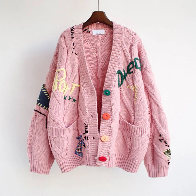 only pink sweater