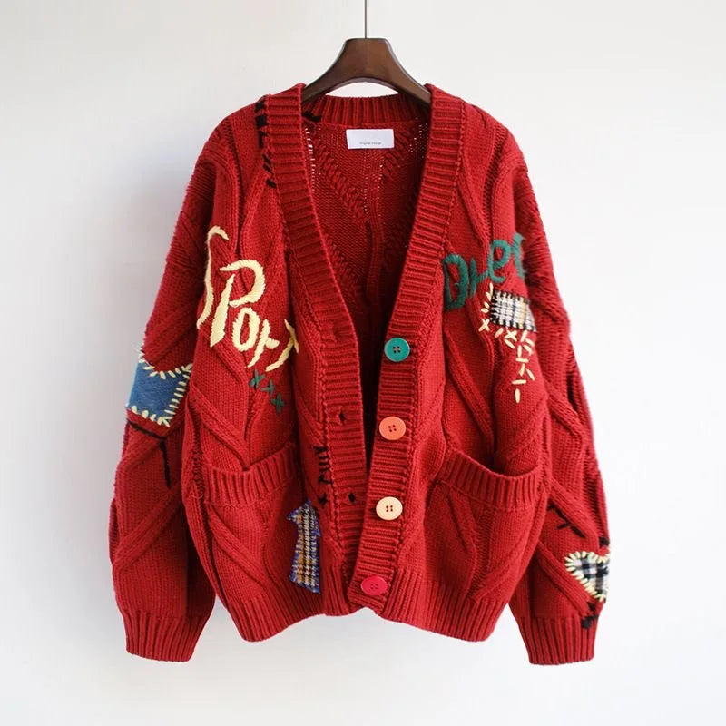 only red sweater