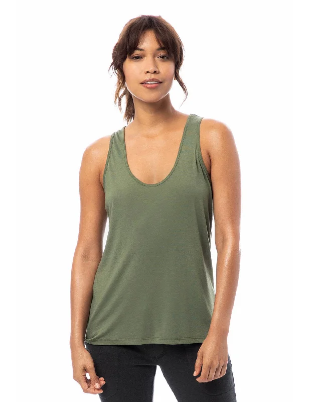 Alternative Ladies' Slinky-Jersey Tank Top bronze tank top