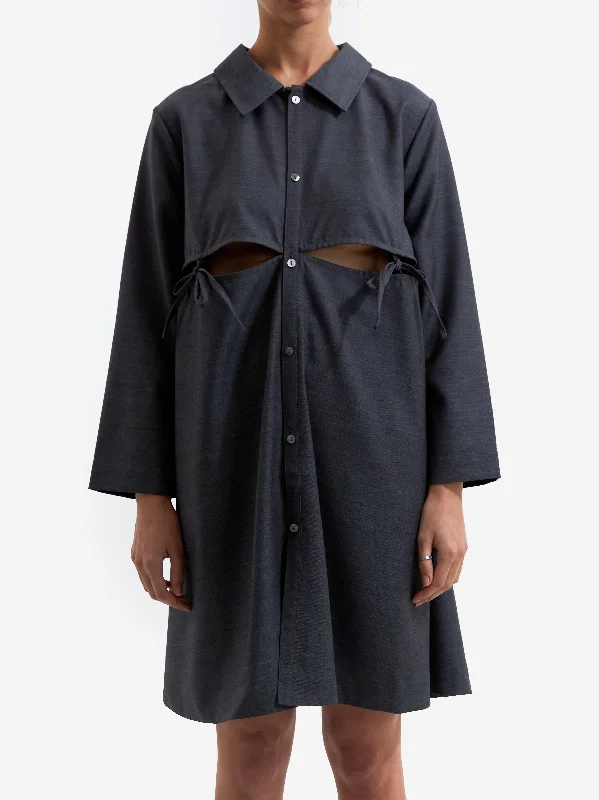 ARCS Sharpness Dress - Charcoal