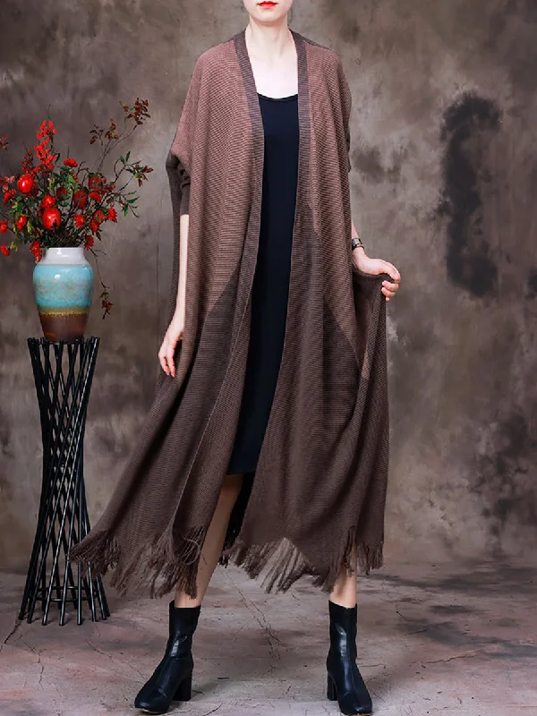 Autumn Patchwork Wool Irregular Coat For Women Stretchy Active Jacket