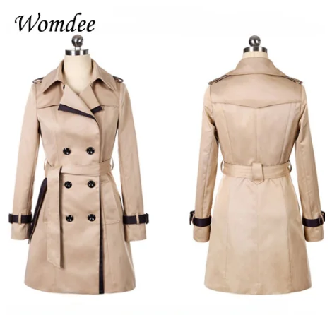 Autumn Winter Women Slim Casual Trench Coats Female 2018 New Korean Clothes Pockets Windbreaker Coat Outwear with Belt Adjustable Waist Parka Autumn Winter Women Slim Casual Trench Coats Female 2018 New Korean Clothes Pockets Windbreaker Coat Outwear with Belt Adjustable Waist Parka