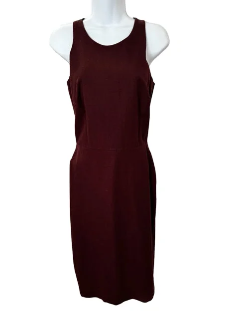 banana republic Size 8 burgandy Dress