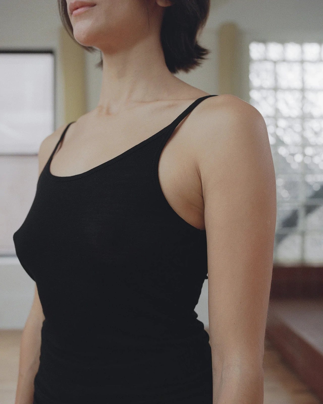 Black Tank Top cotton tank top