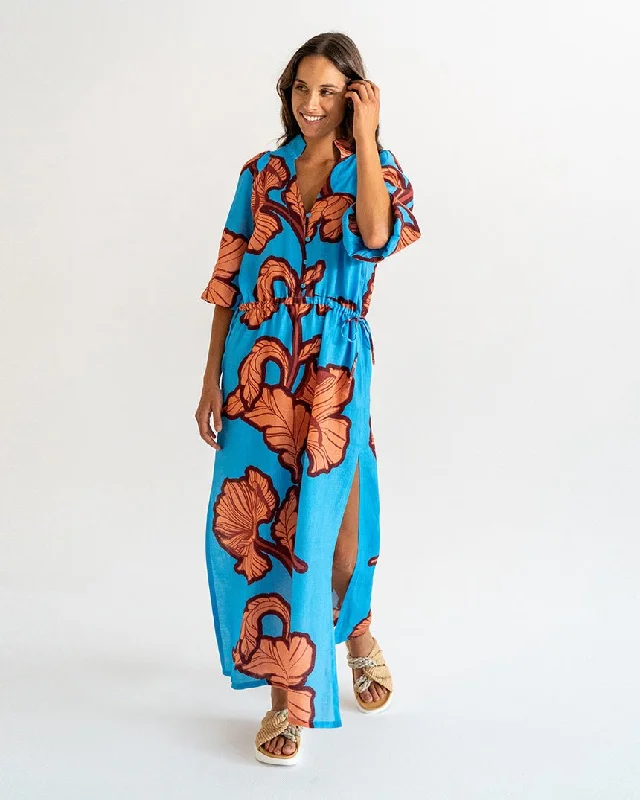 Cascada Dress Hibiscus