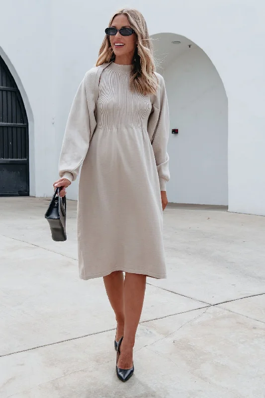 Champagne Sweater Dress & Cardigan Set Button Cardigan Zip Cardigan Pullover Cardigan Champagne Sweater Dress & Cardigan Set Button Cardigan Zip Cardigan Pullover Cardigan