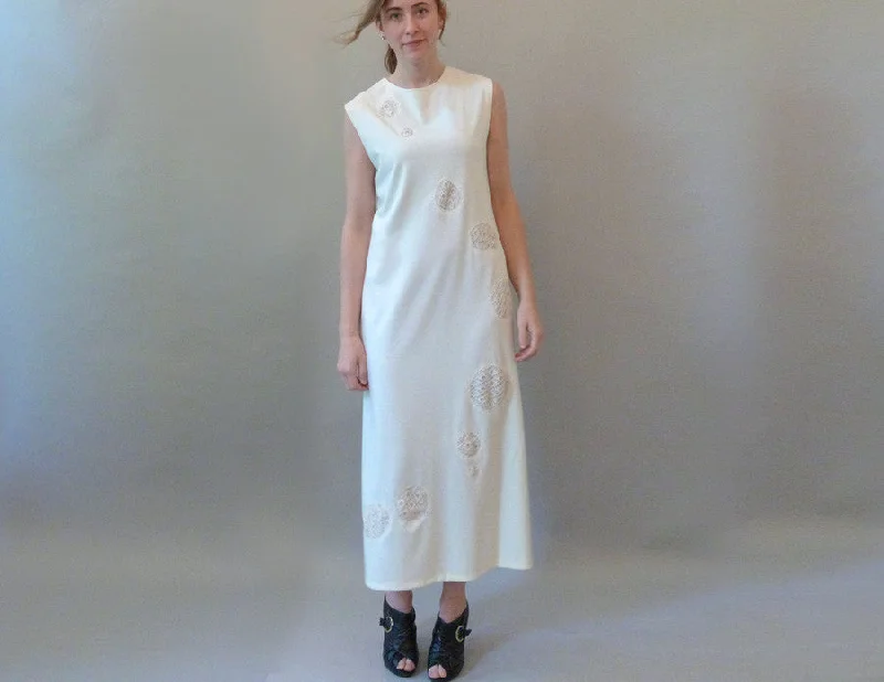 Cream Pebble Dress