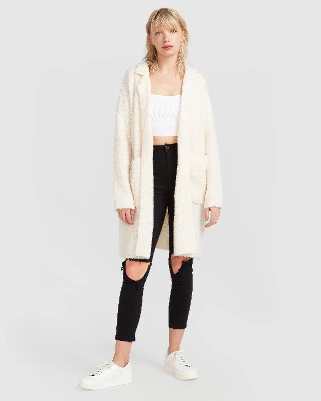 Days Go By Sustainable Blazer Cardigan - Cream Rayon Fabric Velvet Fabric Corduroy Fabric Days Go By Sustainable Blazer Cardigan - Cream Rayon Fabric Velvet Fabric Corduroy Fabric