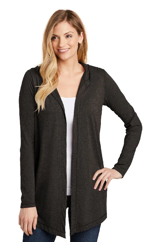 District Women's Perfect Tri Hooded Cardigan Long Cardigan Short Cardigan Medium Cardigan District Women's Perfect Tri Hooded Cardigan Long Cardigan Short Cardigan Medium Cardigan
