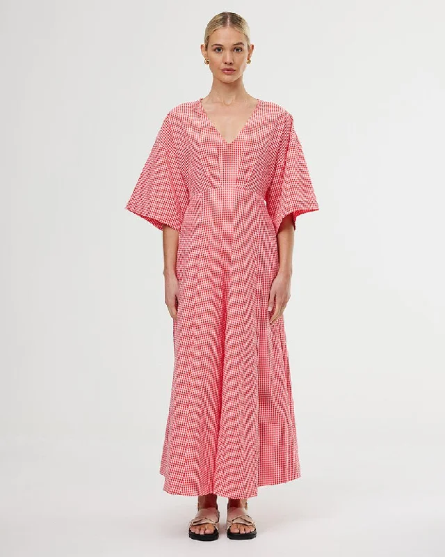 Ellis Dress Red Gingham