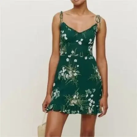 Fresh Ruffled Slip Dress