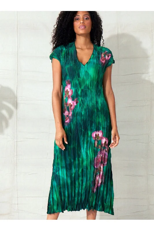 go by Go Silk Go Crinkle Cut Dress D412-WASH | Watermelon Sugarhigh