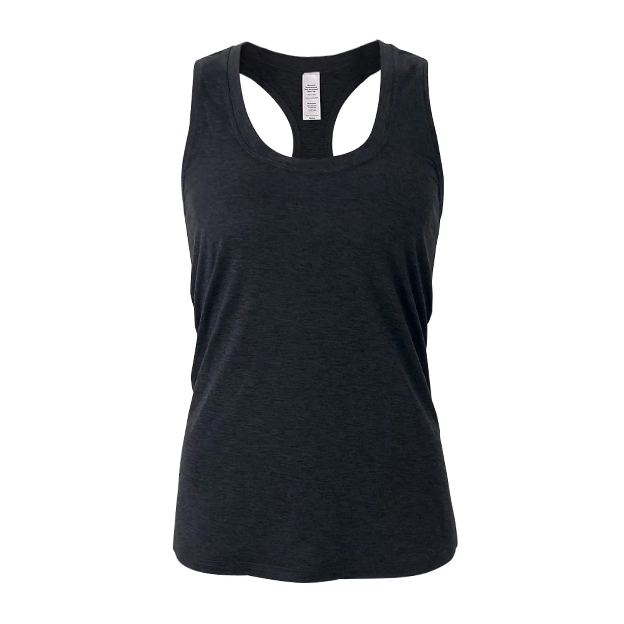 Grace Women's Performance Tech Swoop Neck Tank Top grey tank top