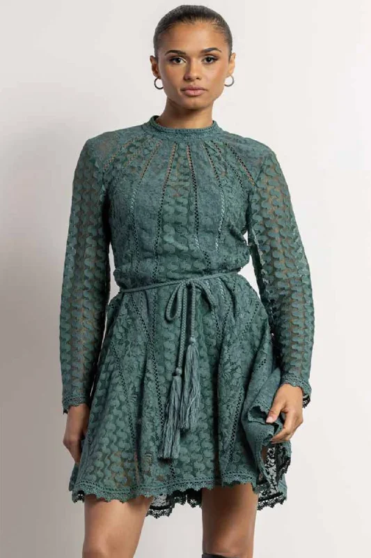 Green Lace Dress