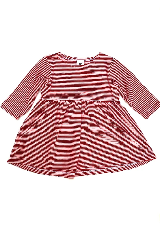 Festive Stripe Bamboo Play Dress up to 4/5y