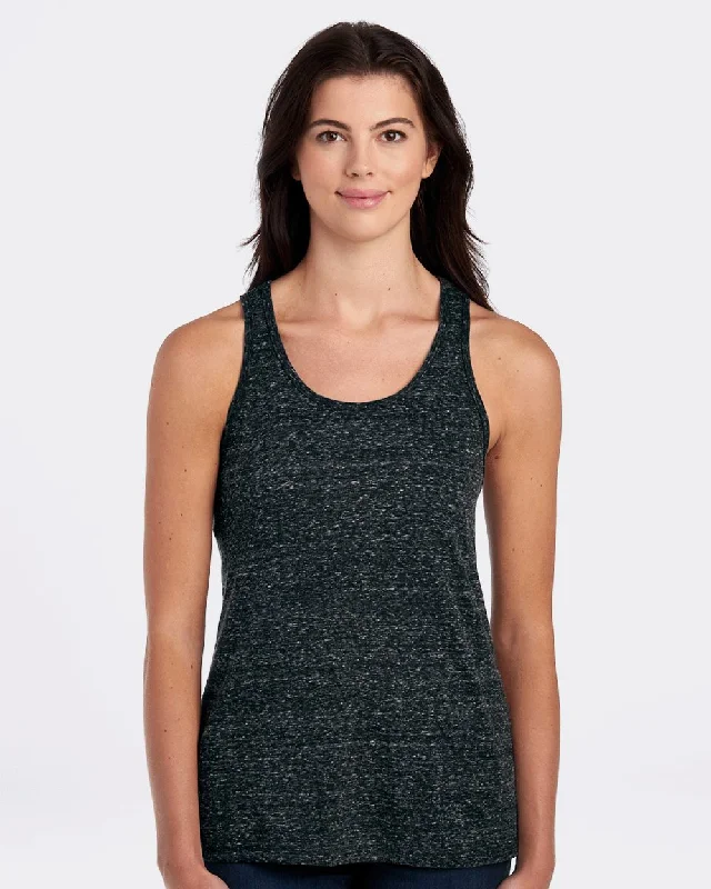 Jerzees Women's Snow Heather Jersey Racerback Tank Top silver tank top
