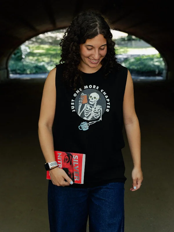Just One More Chapter Unisex Tank Top (Print Shop) essential tank top