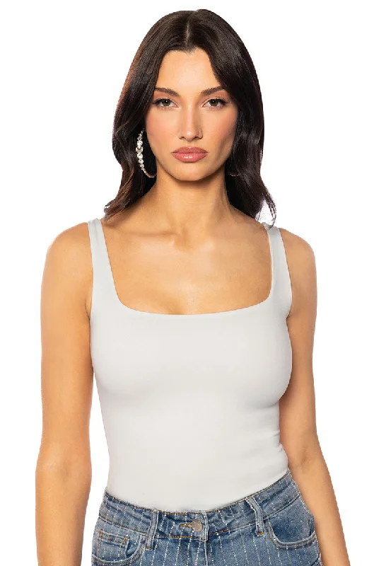 KAYA SQUARE CUT TANK TOP floral tank top