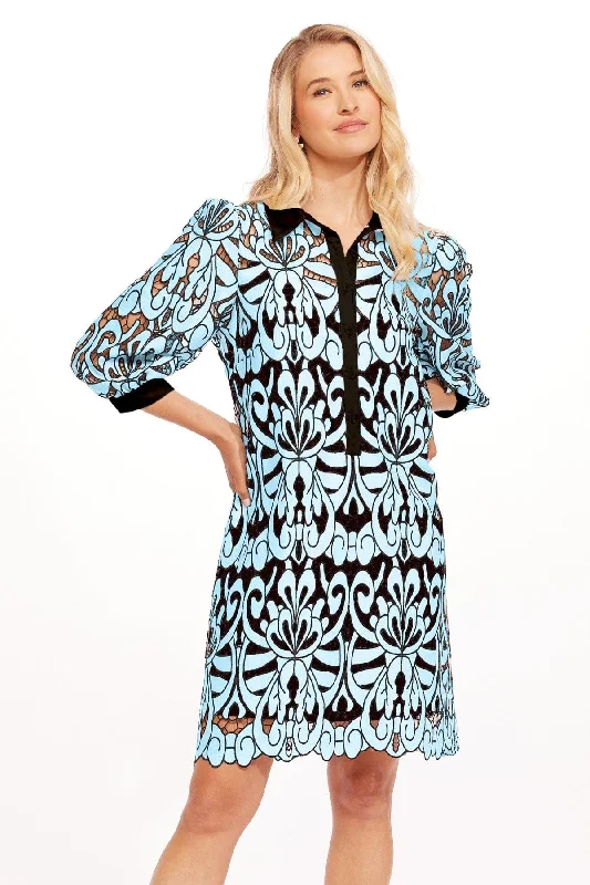 Kezia Dress - Hacienda Blue