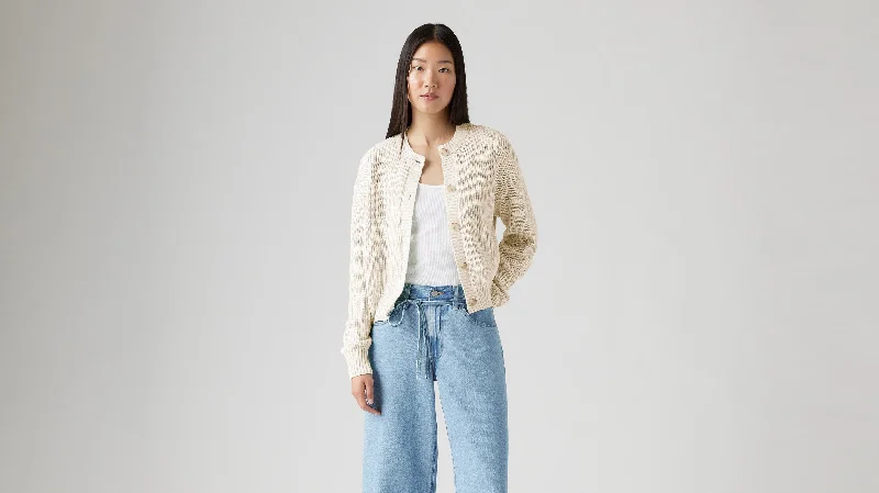 Levi's® Women's Cat Cardigan Seamless Knitted Crochet
