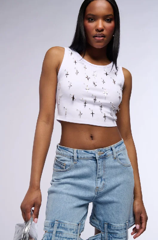 LUCKY ONE TANK TOP graphic tank top