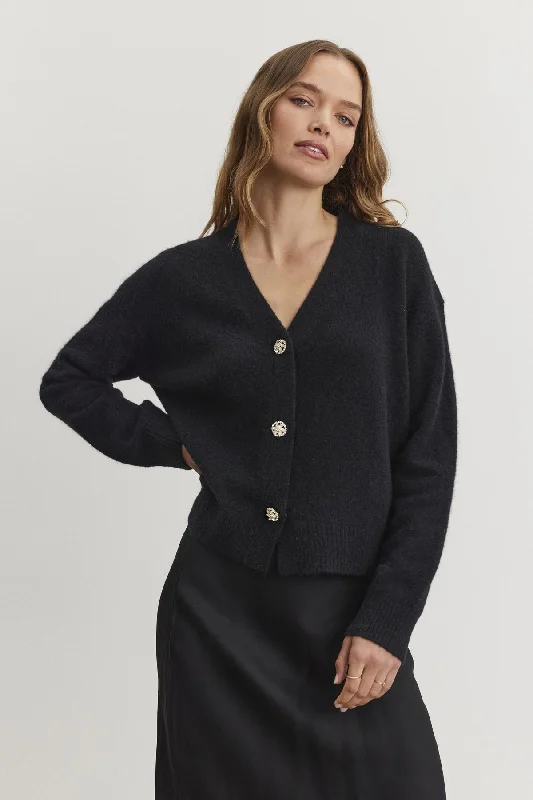 MARTI ALPACA EMBELLISHED CARDIGAN Bright Pastel Dark
