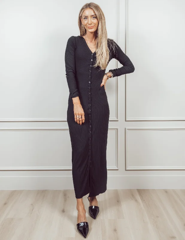 Meryl Cardigan Dress Crew Neck V-Neck Turtle Neck