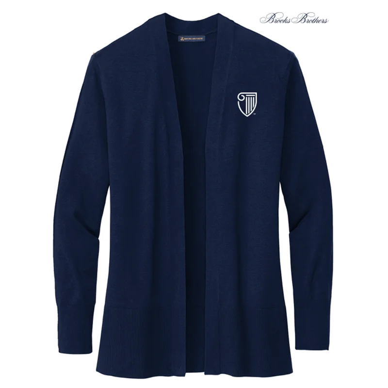 NEW STRAYER Brooks Brothers® Women’s Cotton Stretch Long Cardigan Sweater - Navy Blazer Thin Thick Dense NEW STRAYER Brooks Brothers® Women’s Cotton Stretch Long Cardigan Sweater - Navy Blazer Thin Thick Dense