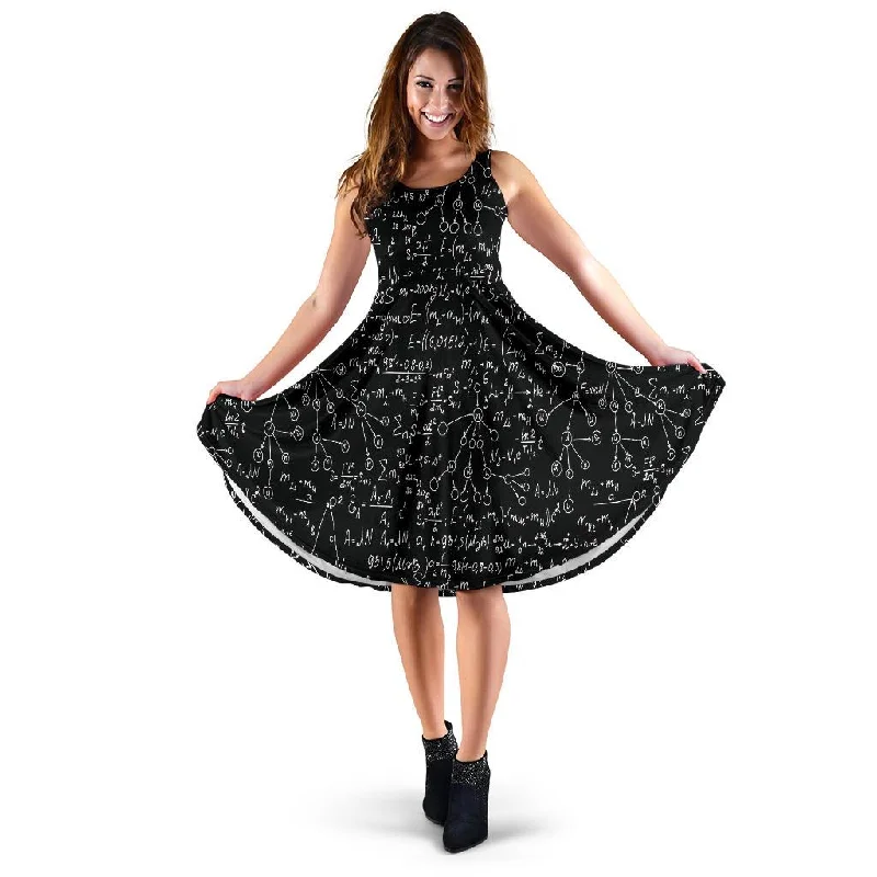 Pattern Print Math Dress